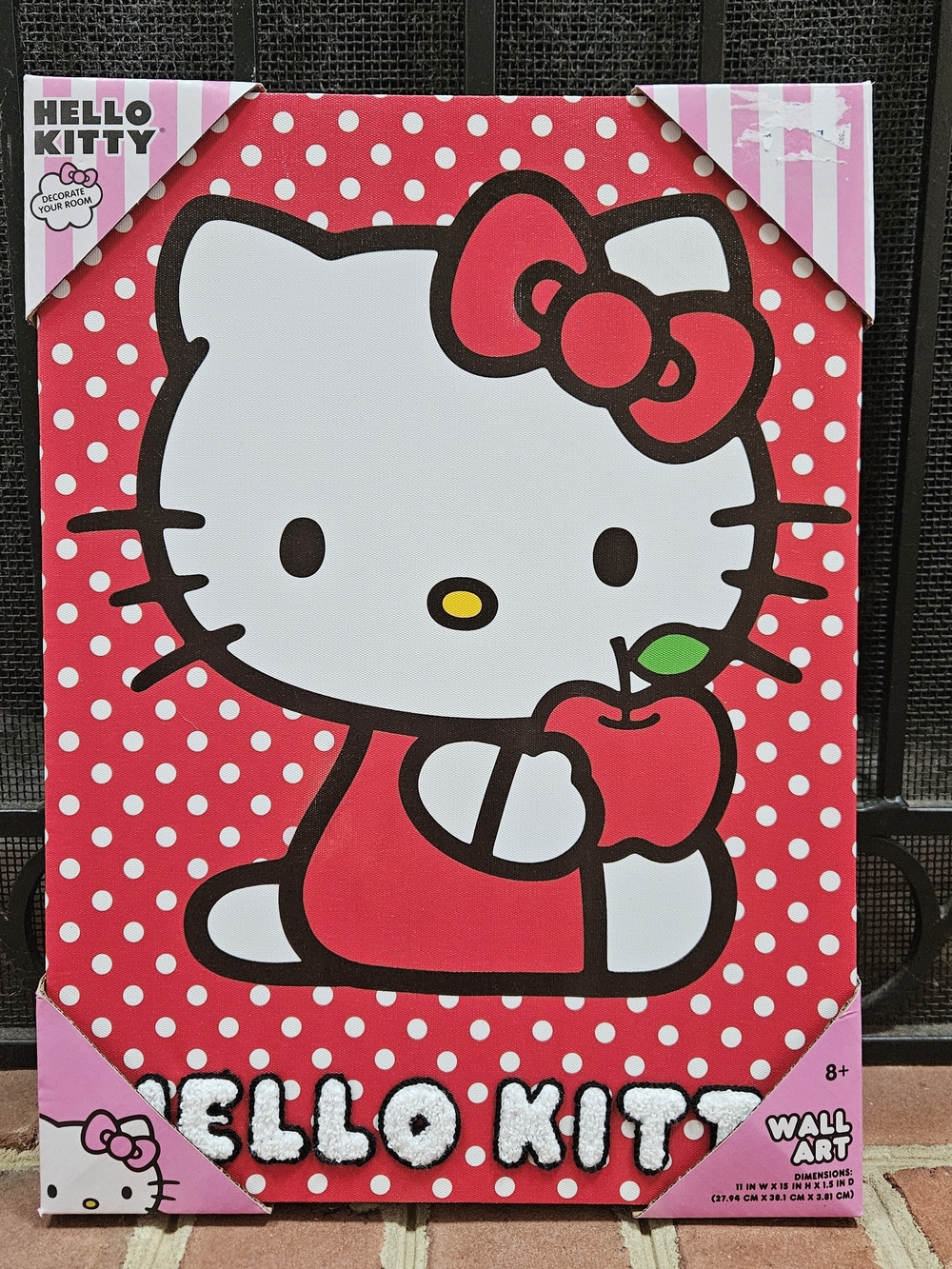 Hello Kitty Red Polka Dot Wall Art